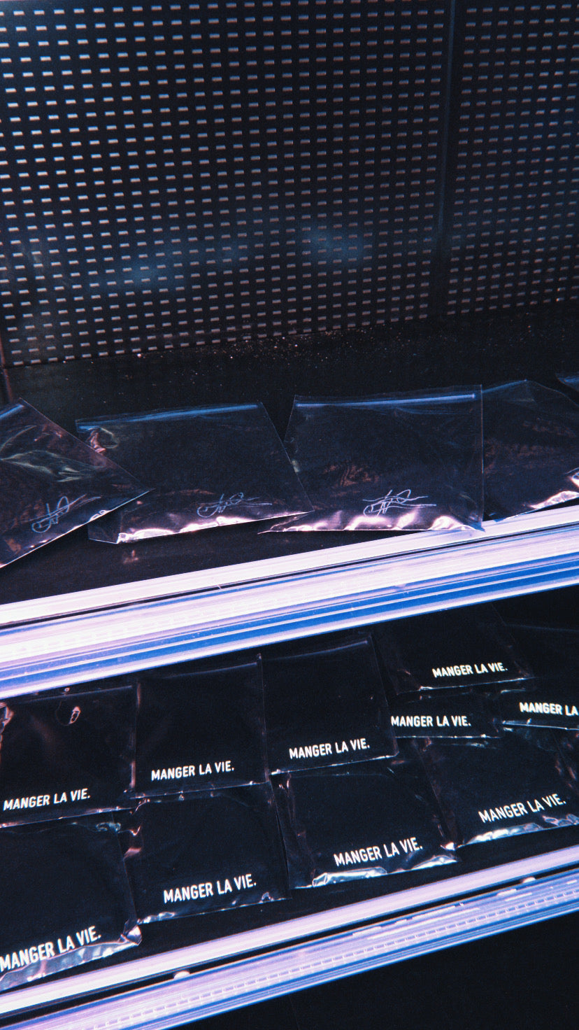 Skull cap manger la vie.