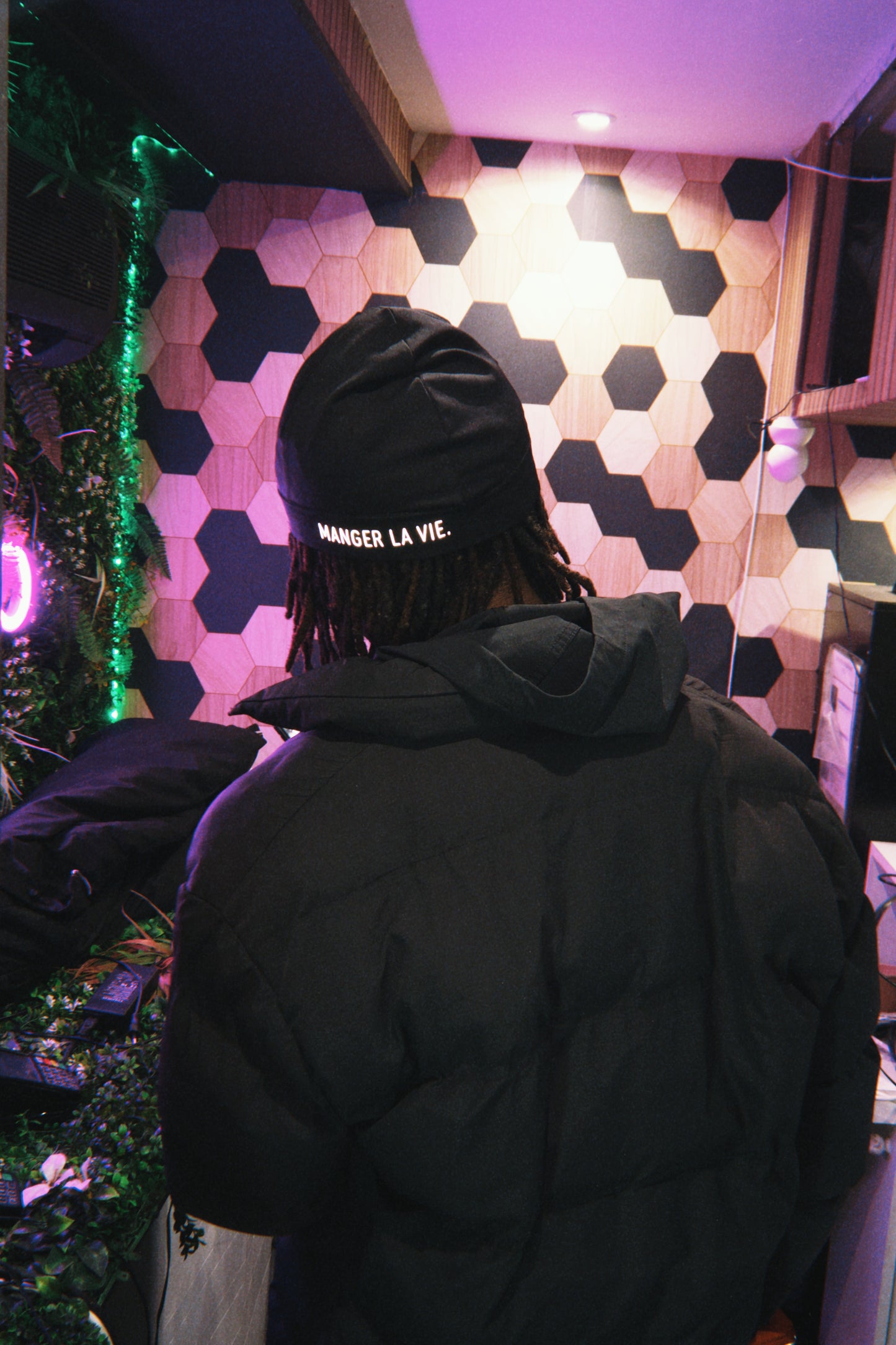 Skull cap manger la vie.