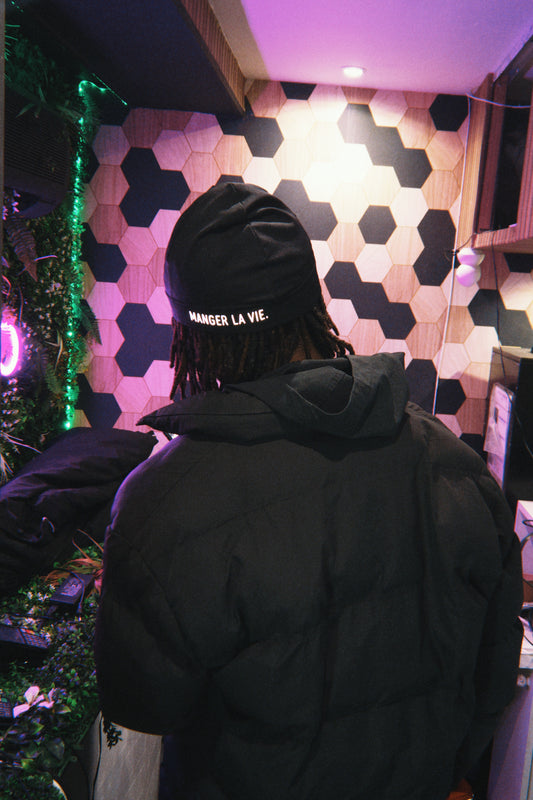 Skull cap manger la vie.